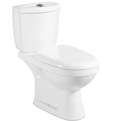 Two piece cheap toilet used in real estate decoration,nigeria twyford wc toilet, S-TRAP/P-TRAP wc toilet prices