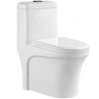 ceramic P Trap washdown elegant design one piece toilet